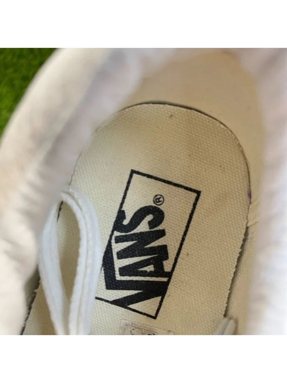 Vans Old Skool Platform Mens Size 8.5 Beige White Athletic Skate Shoes Sneakers